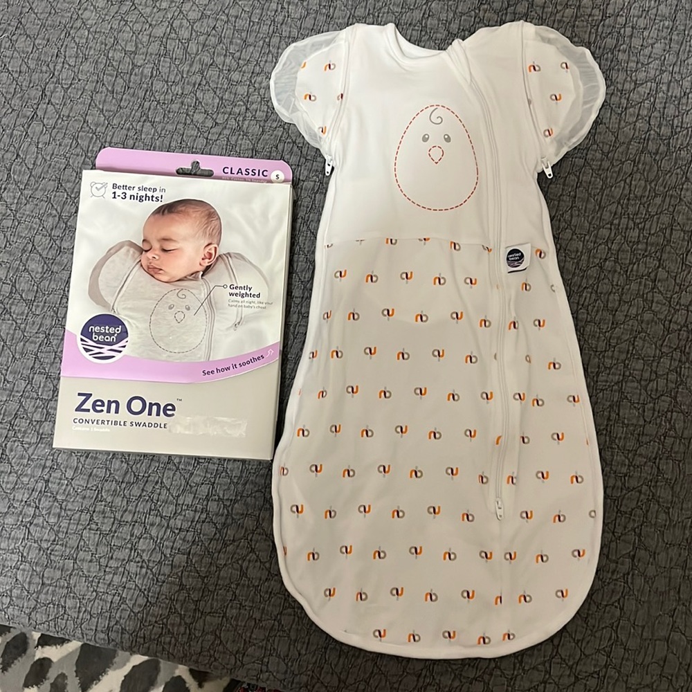 Nested Bean Zen One Convertible Swaddle Size Small (3-6 mos)
